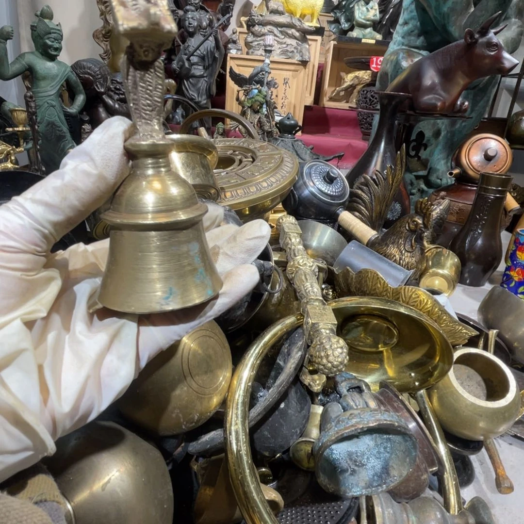 大阪回流铜器摆件13瑕疵