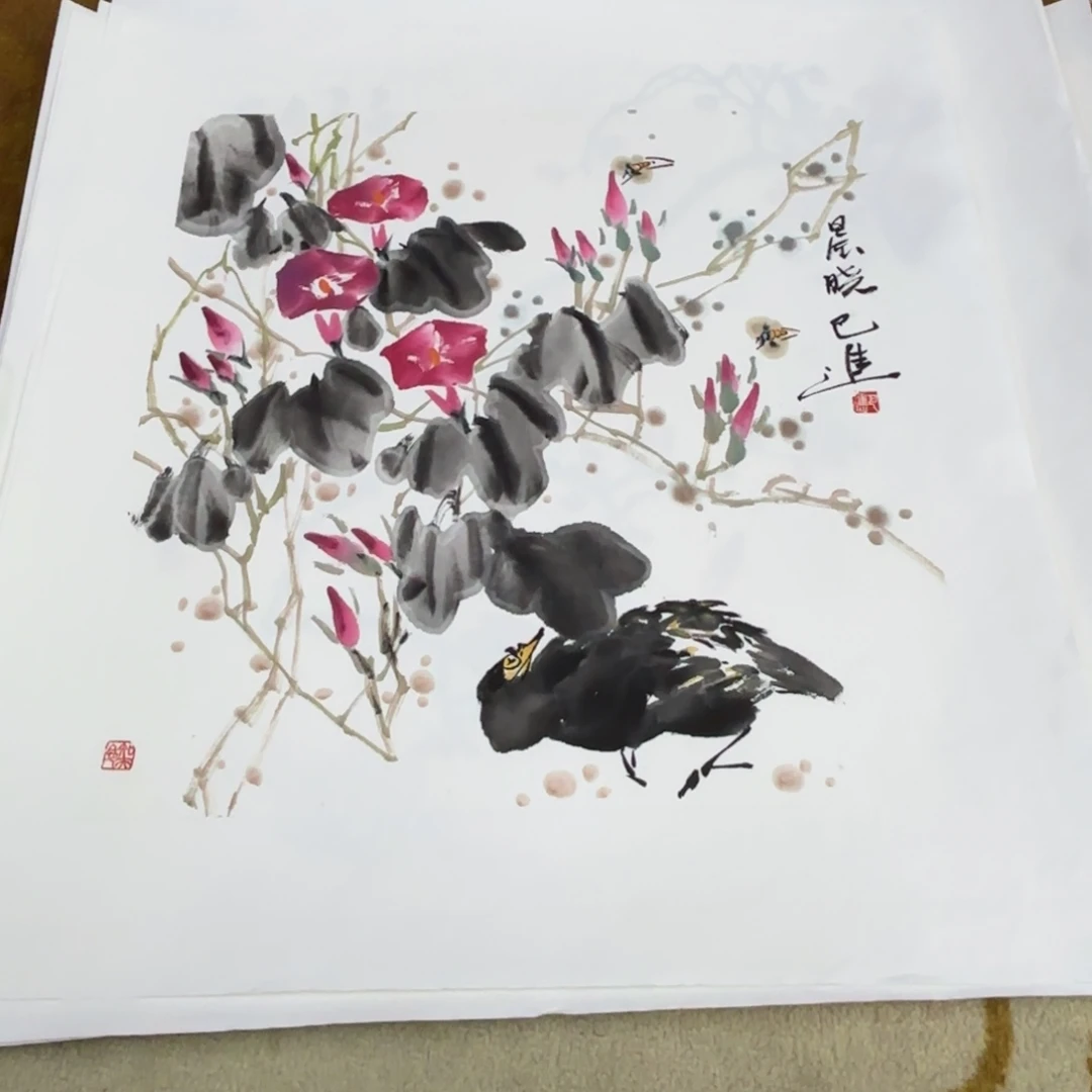 国画国画老师作品刘