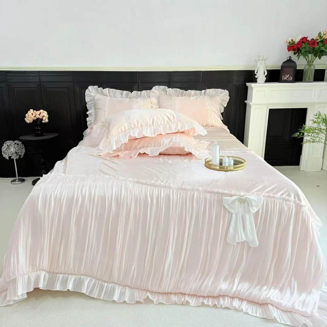 【邂逅套件款】奥地利进口兰精天丝法式美式欧式复古轻奢夏被被套