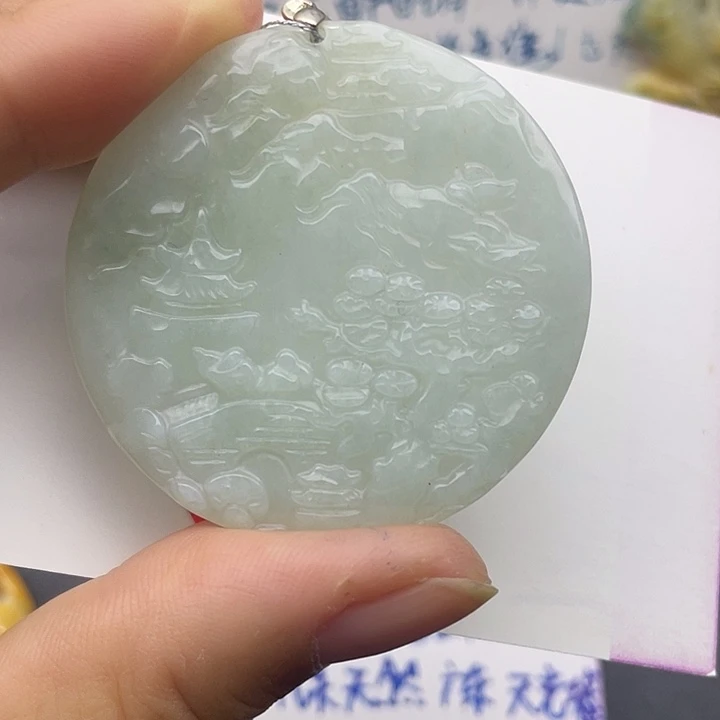 翡翠未镶嵌颈饰天然翡翠