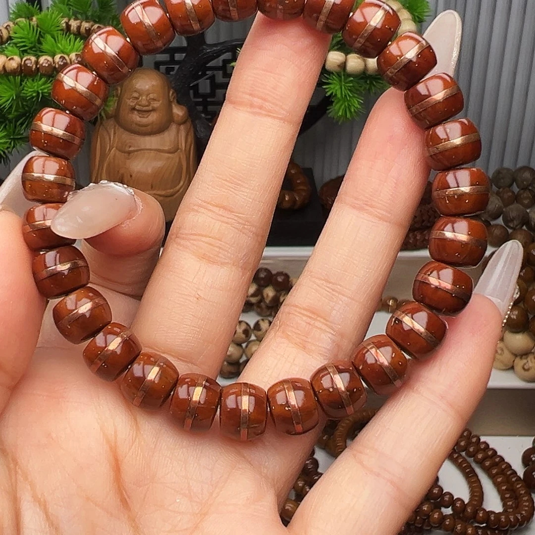 手串紫金鼠卡9红皮一线天