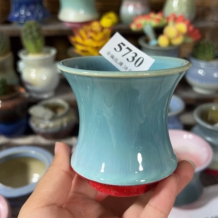 口7.5 手工花盆满30包邮