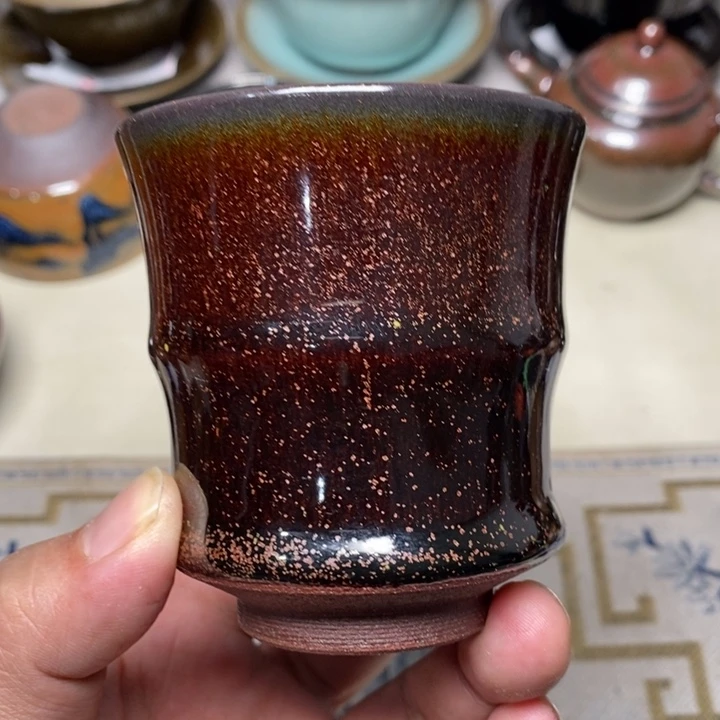 茶盏郎盏心茶器放漏了