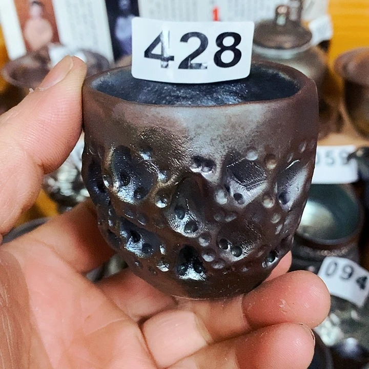紫砂茶杯柴烧纯手工428