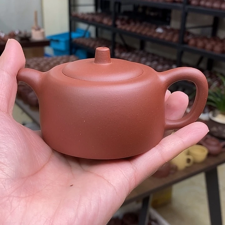 紫砂茶杯井栏中槽青