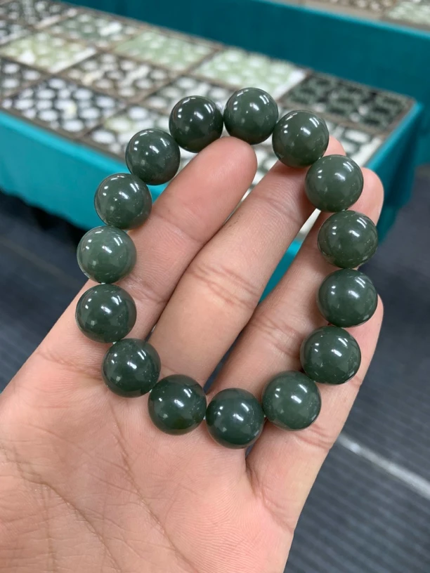 纯天然新疆沙枣清和田玉卡14 A314