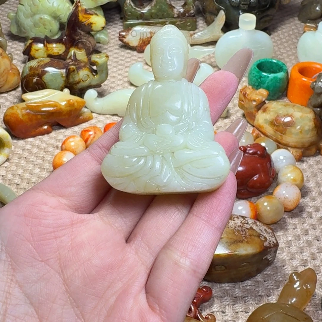 白玉菩提吊坠挂件