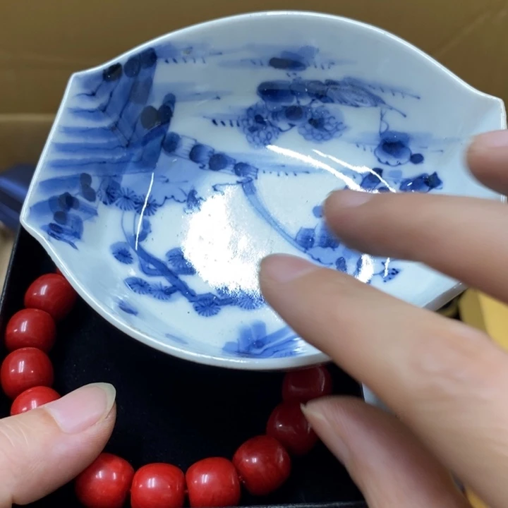 瓷片中古工艺品一件