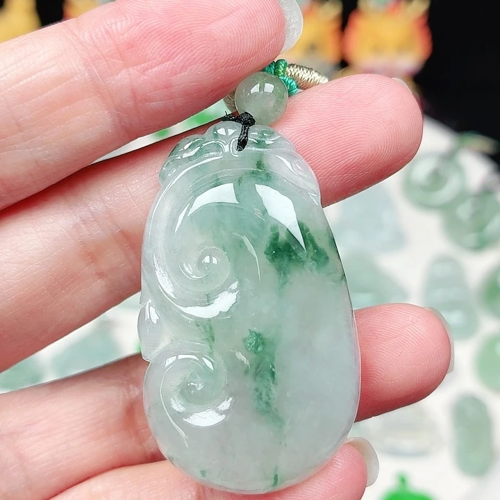 颈饰未镶嵌翡翠缅甸天然A货翡翠