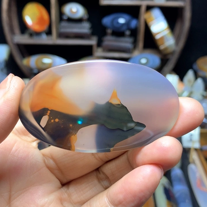 玛瑙/玉髓颈饰未镶嵌小*粉