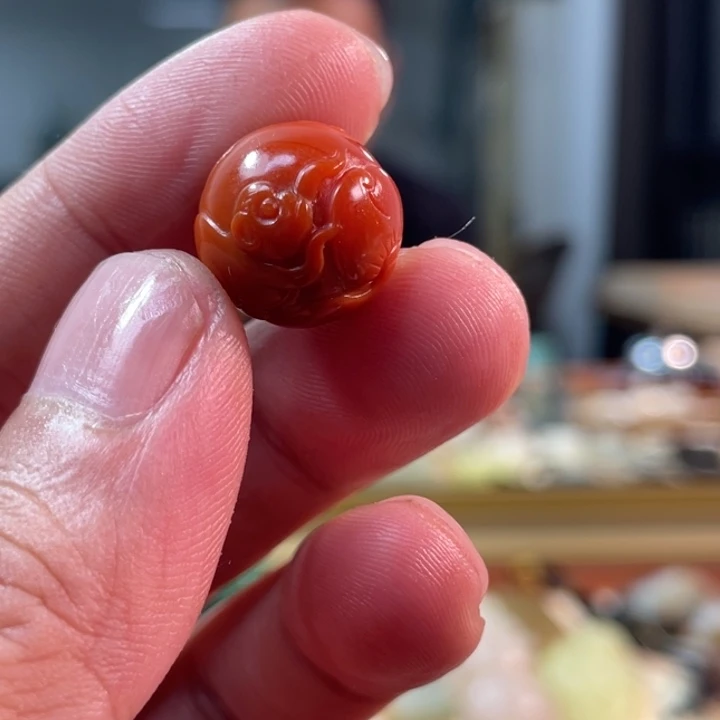 颈饰未镶嵌南红玛瑙