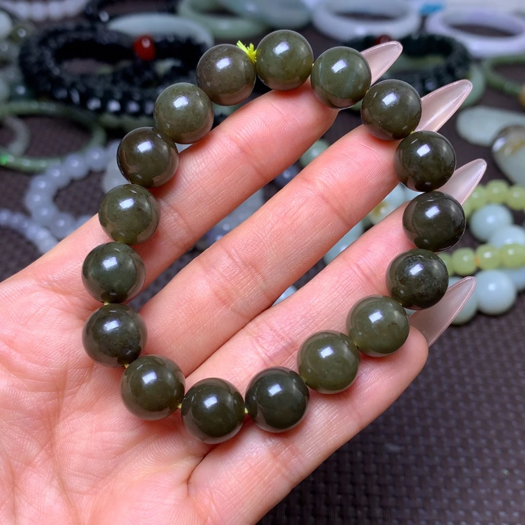 未镶嵌手串和田玉卡12