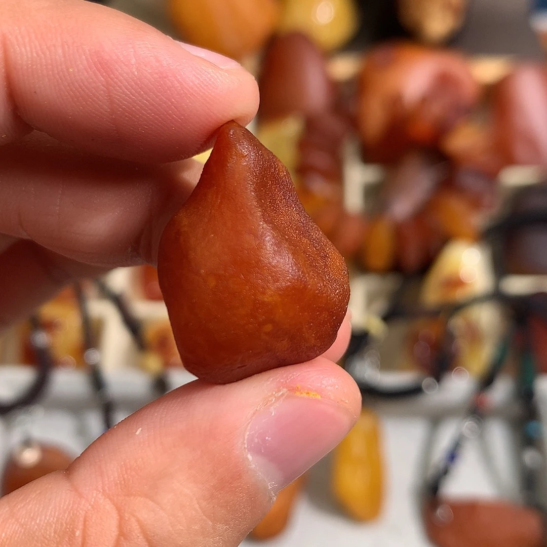 蜜蜡裸石未镶嵌你