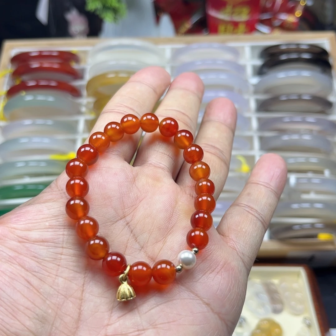 玛瑙/玉髓手链未镶嵌