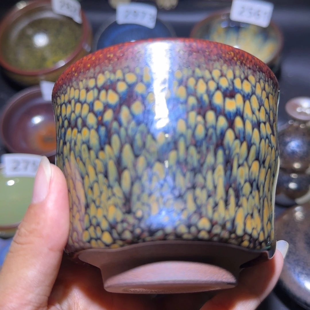 茶盏福建盏茶器竹节