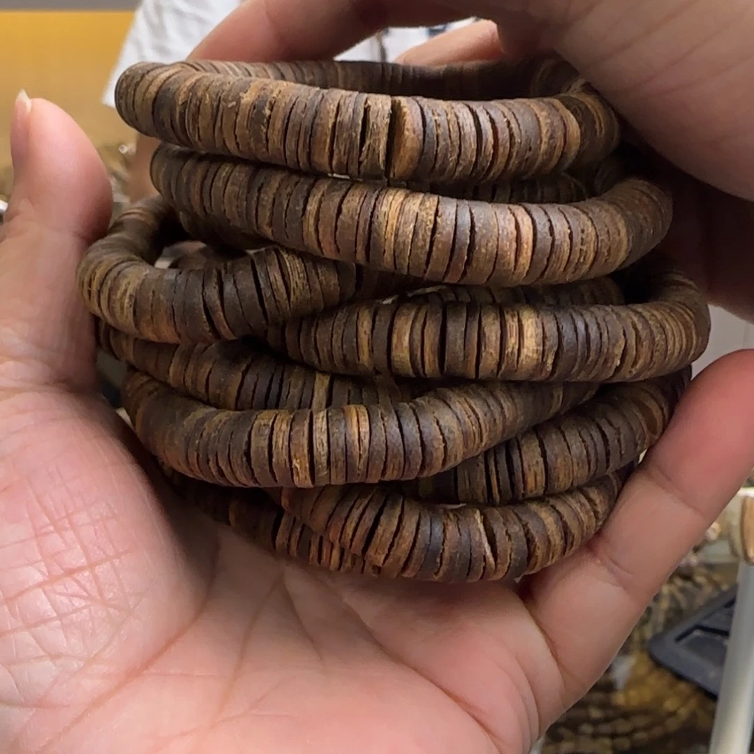 手串沉香多样性发1条金沙叶片珠高货10克