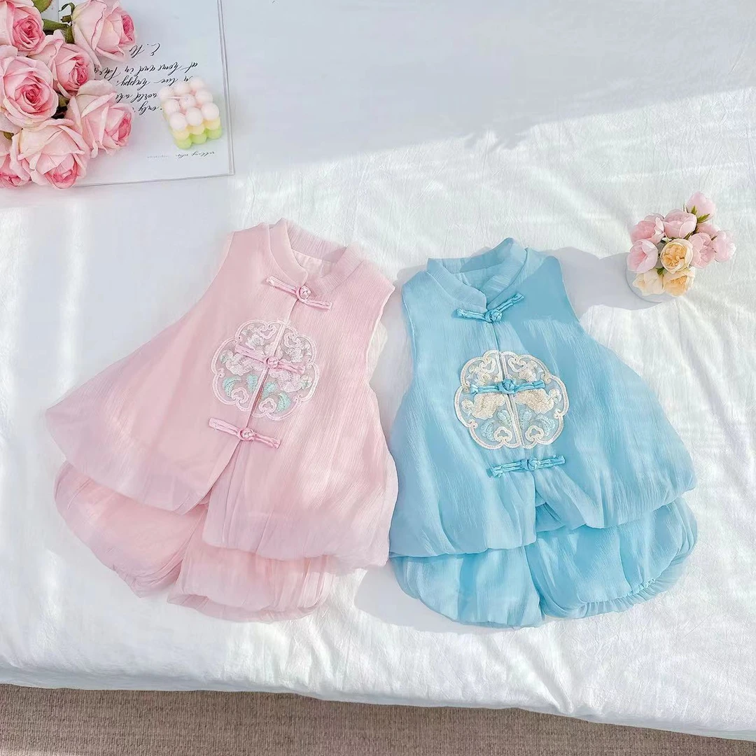 新款新中式国风盘扣汉服套装 VC819