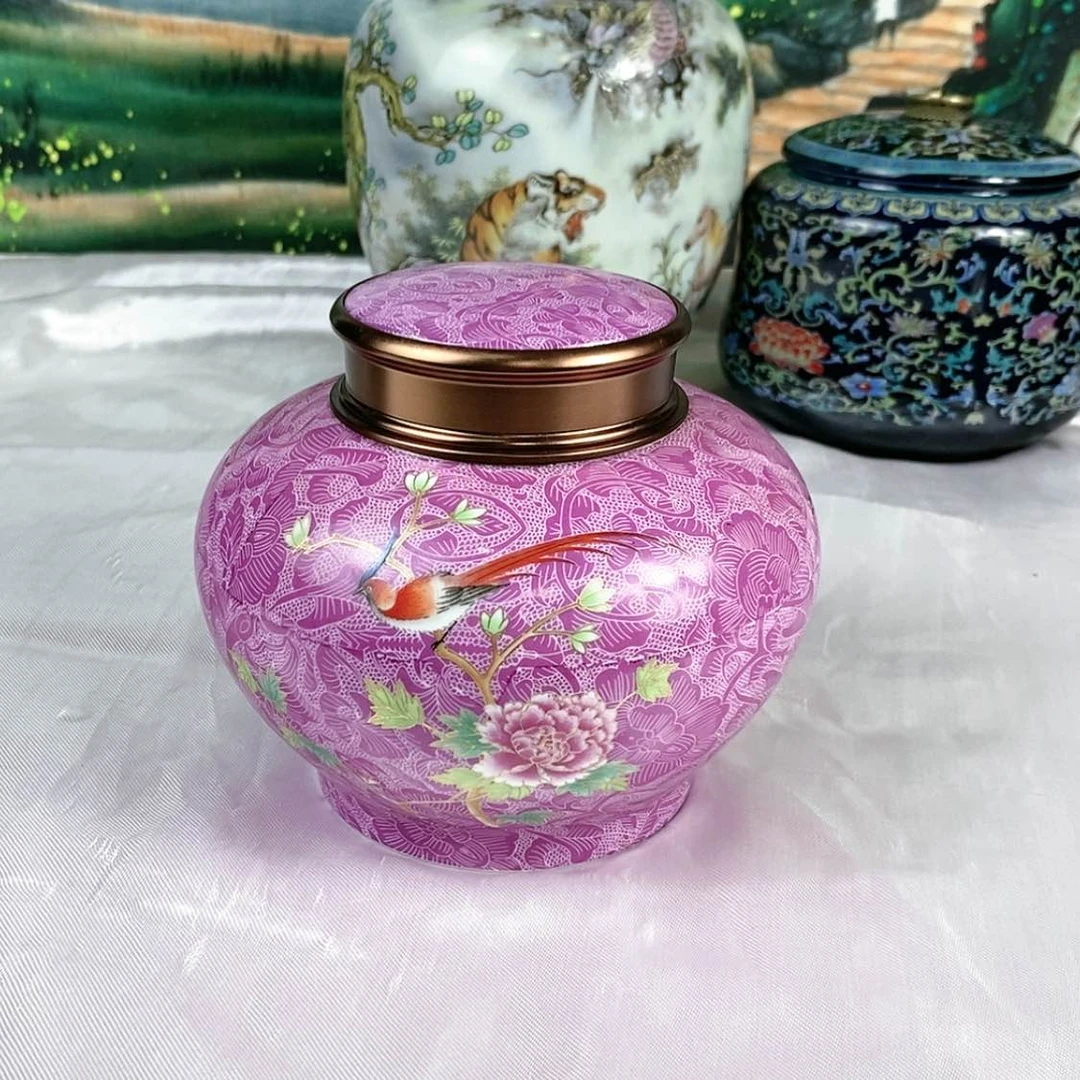 【闪购商品】瓷片陶瓷茶叶罐密封罐