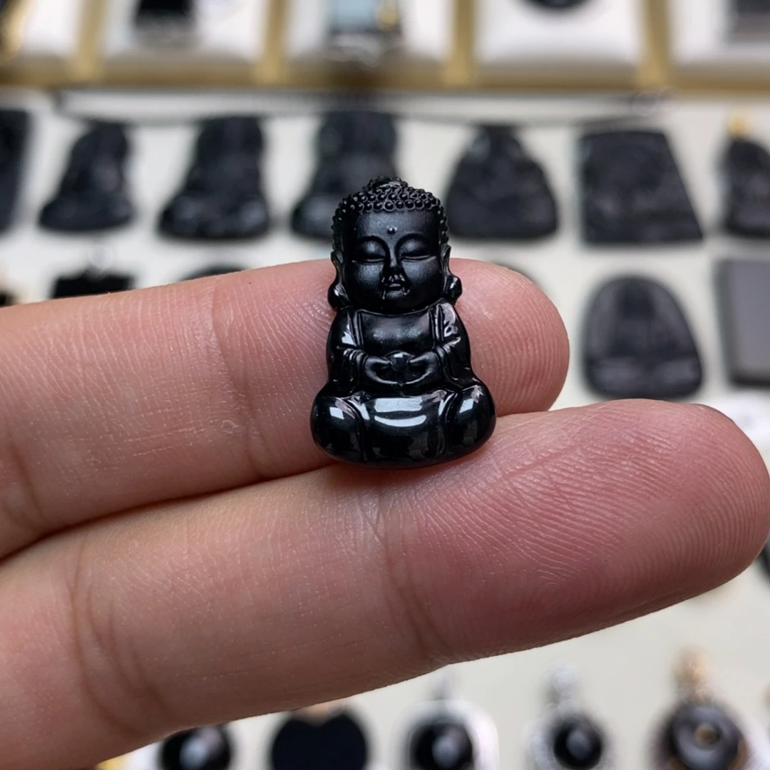 翡翠未镶嵌颈饰宝宝佛