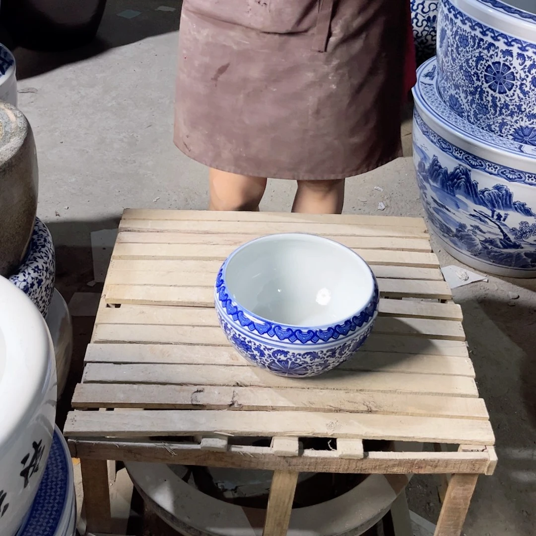 瓷片缠枝莲23.888888999