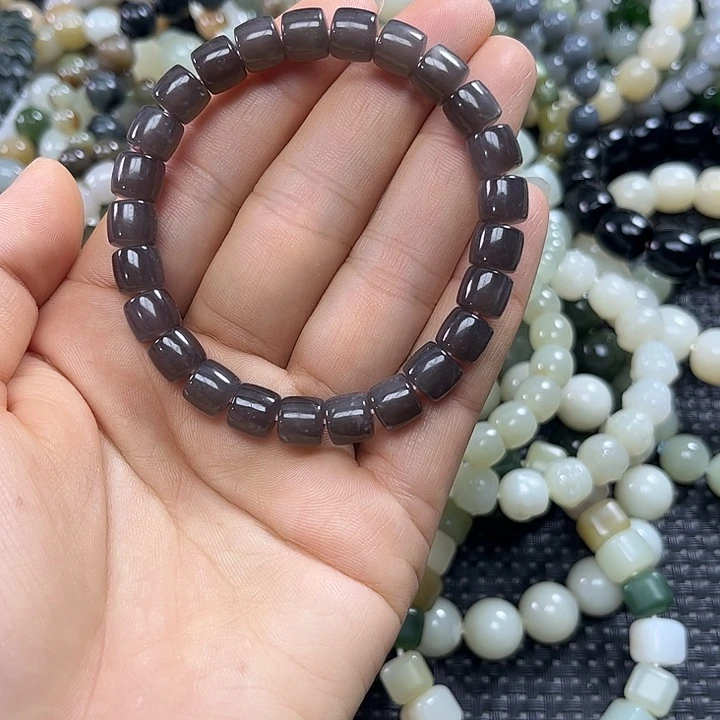 和田玉未镶嵌手链