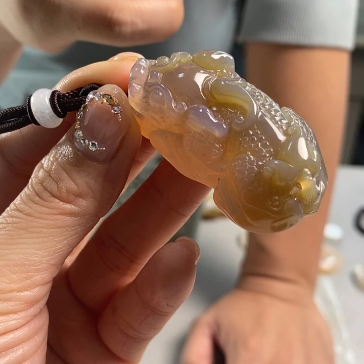 玛瑙/玉髓吊坠(不含链)未镶嵌