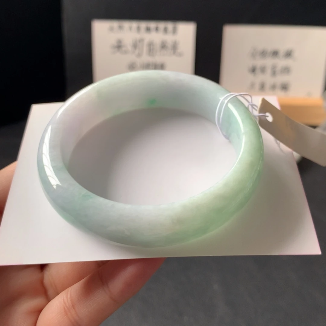 翡翠未镶嵌手镯5号55.8-16-8