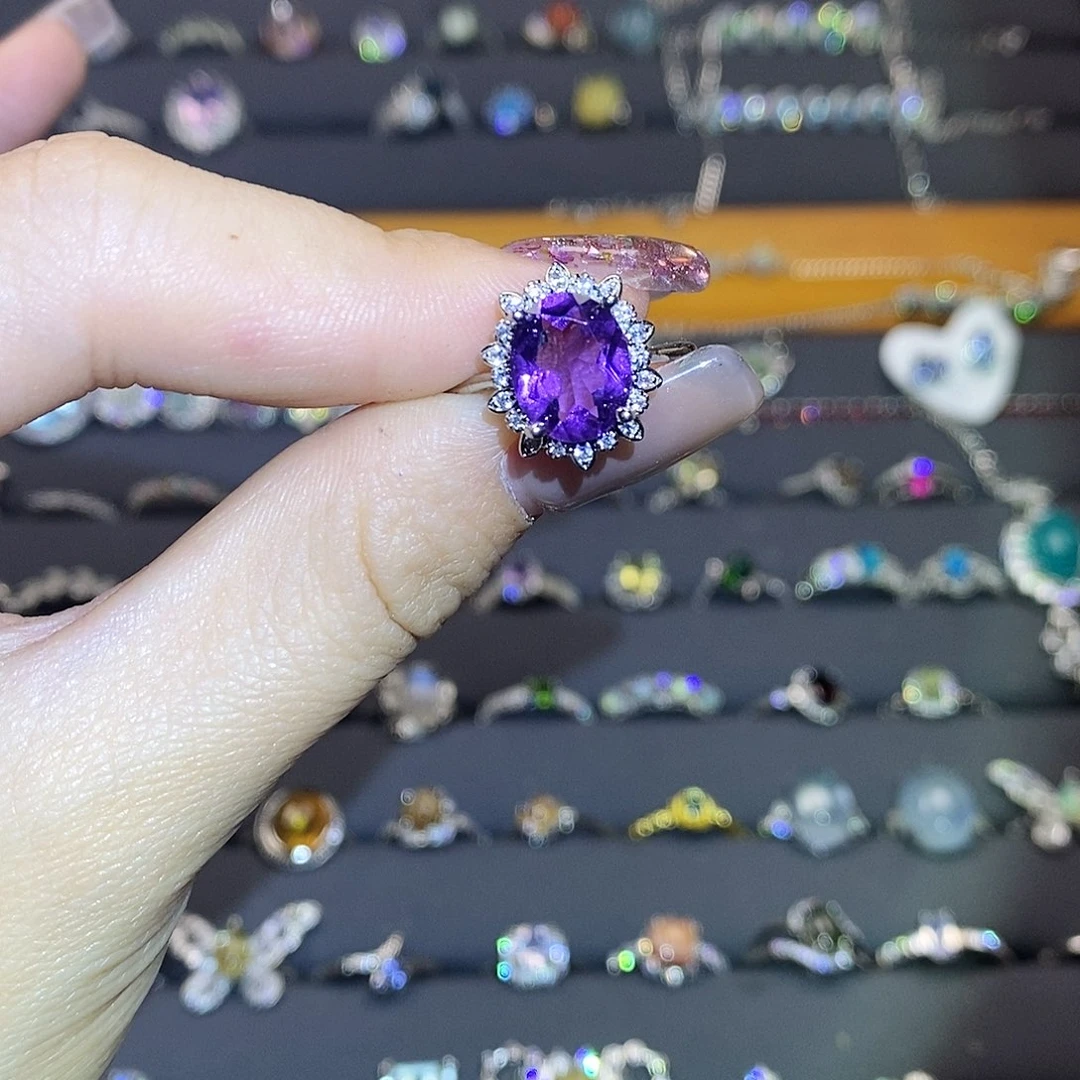 水晶手链银S925镶嵌