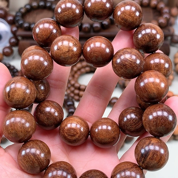 【闪购商品】贡木其他红月虎珀1.8发其中一串福利款