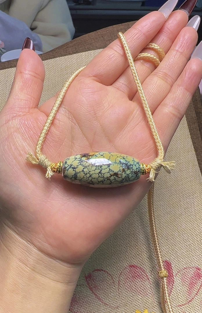 925银银制品 <娇丰珠宝>925银桶珠秋冬爆款轻奢时尚百搭吊坠1149