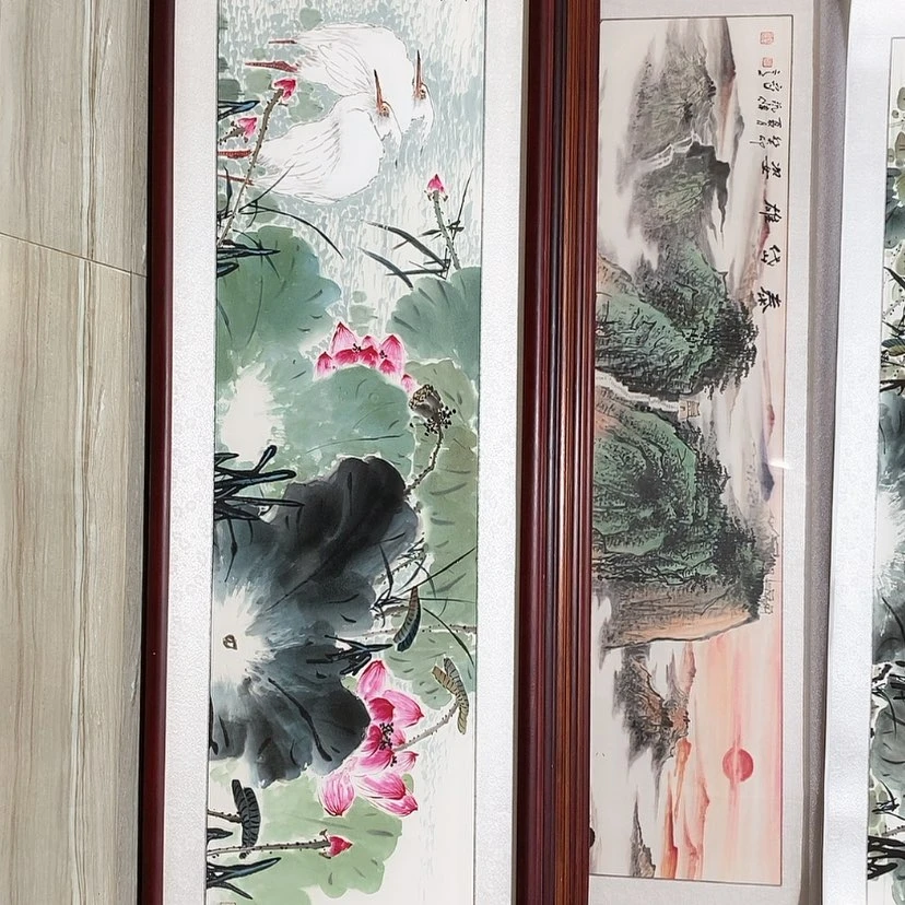 【闪购商品】国画书画作品带框163×48