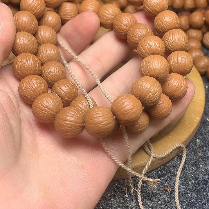 江***潮吊坠猴头核桃原皮聚宝盆14加手持