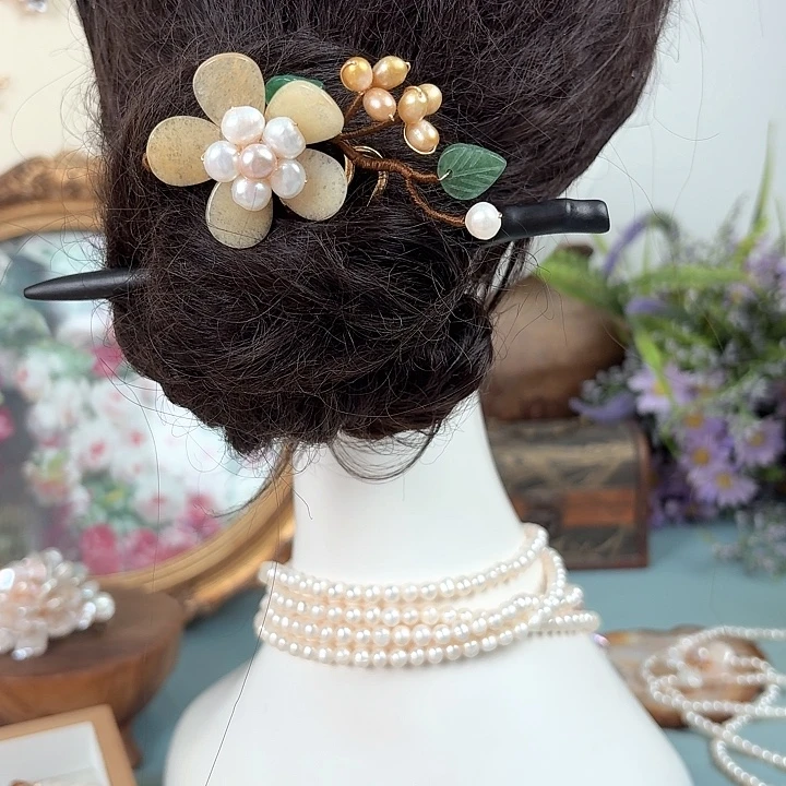 未镶嵌淡水珍珠发饰