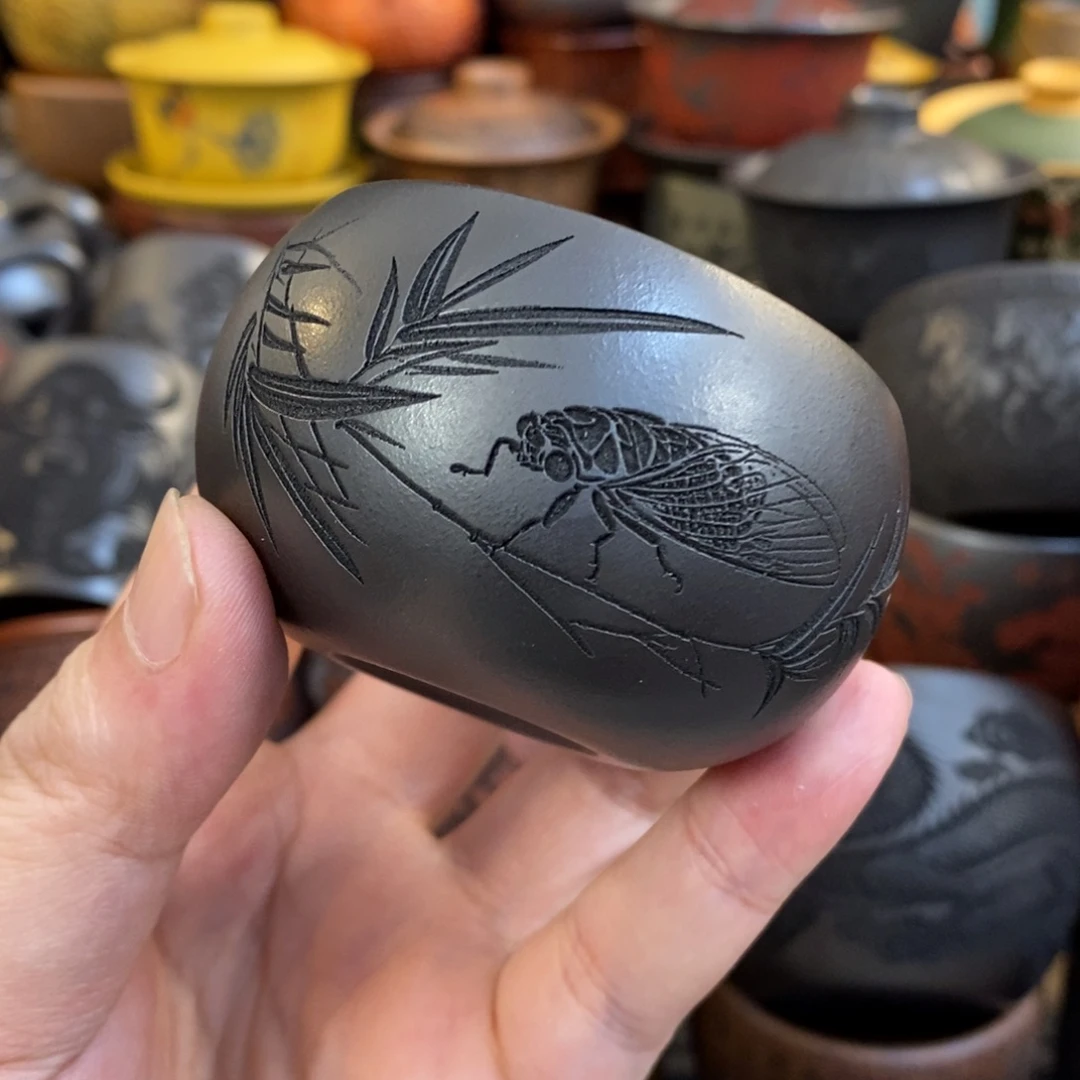 宜兴全手工紫砂杯