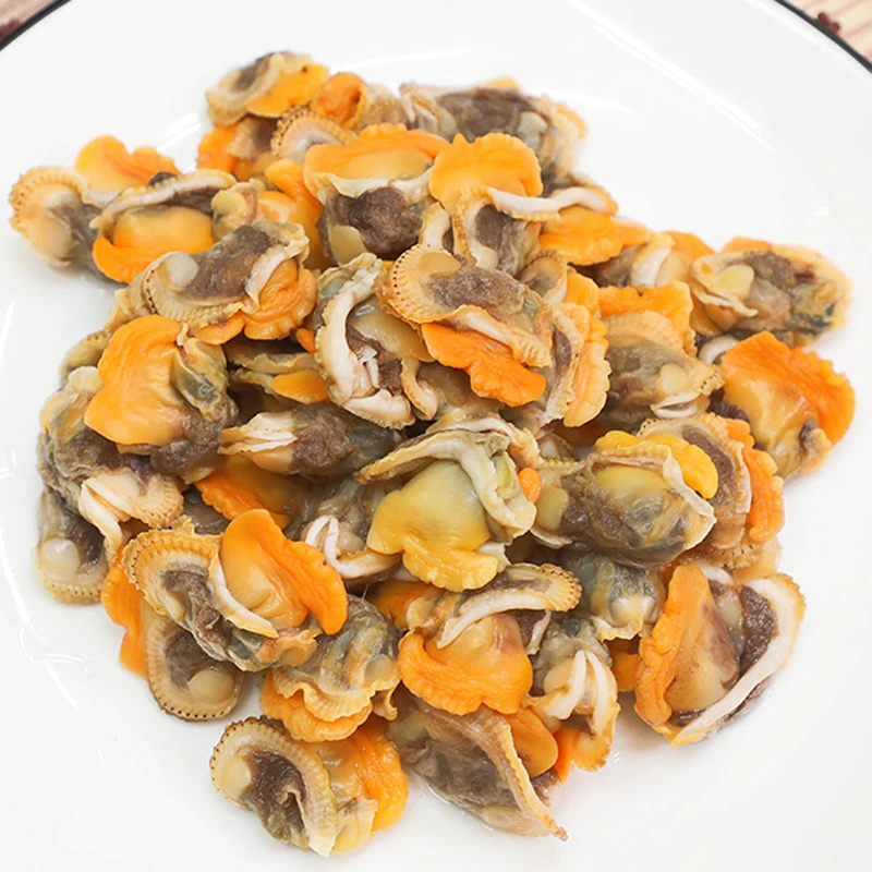 赤贝肉毛蚬子肉200克/袋熟制调味贝肉冷冻即食海产品北黄海水产品