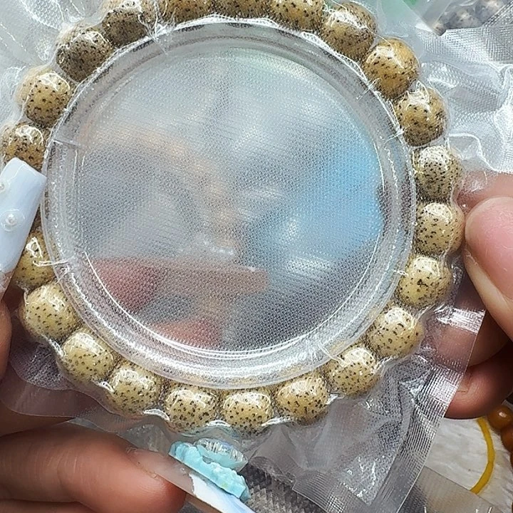 星月菩提手串482荣耀黄星月菩提10桶单圈