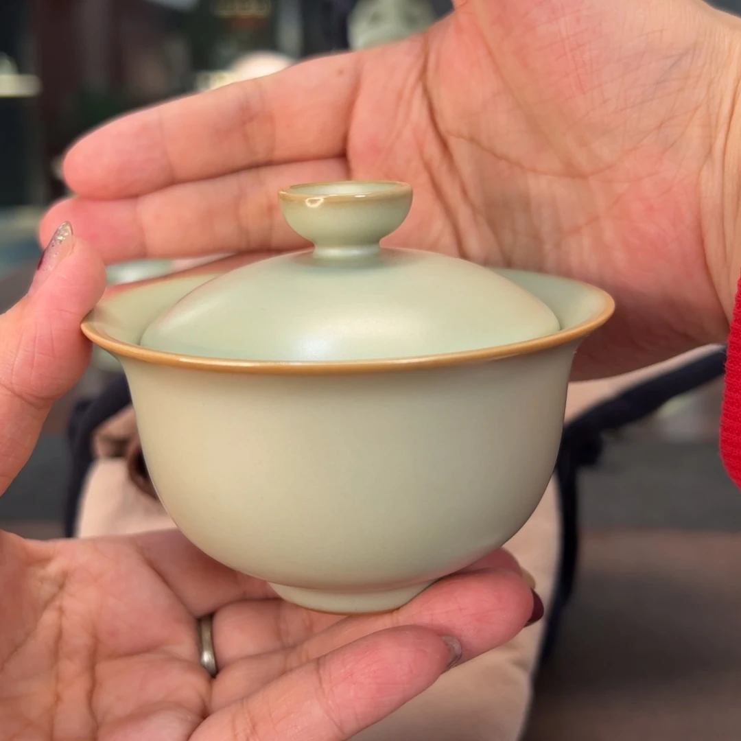 杯子大*怪周泽堂汝官窑圆融两才