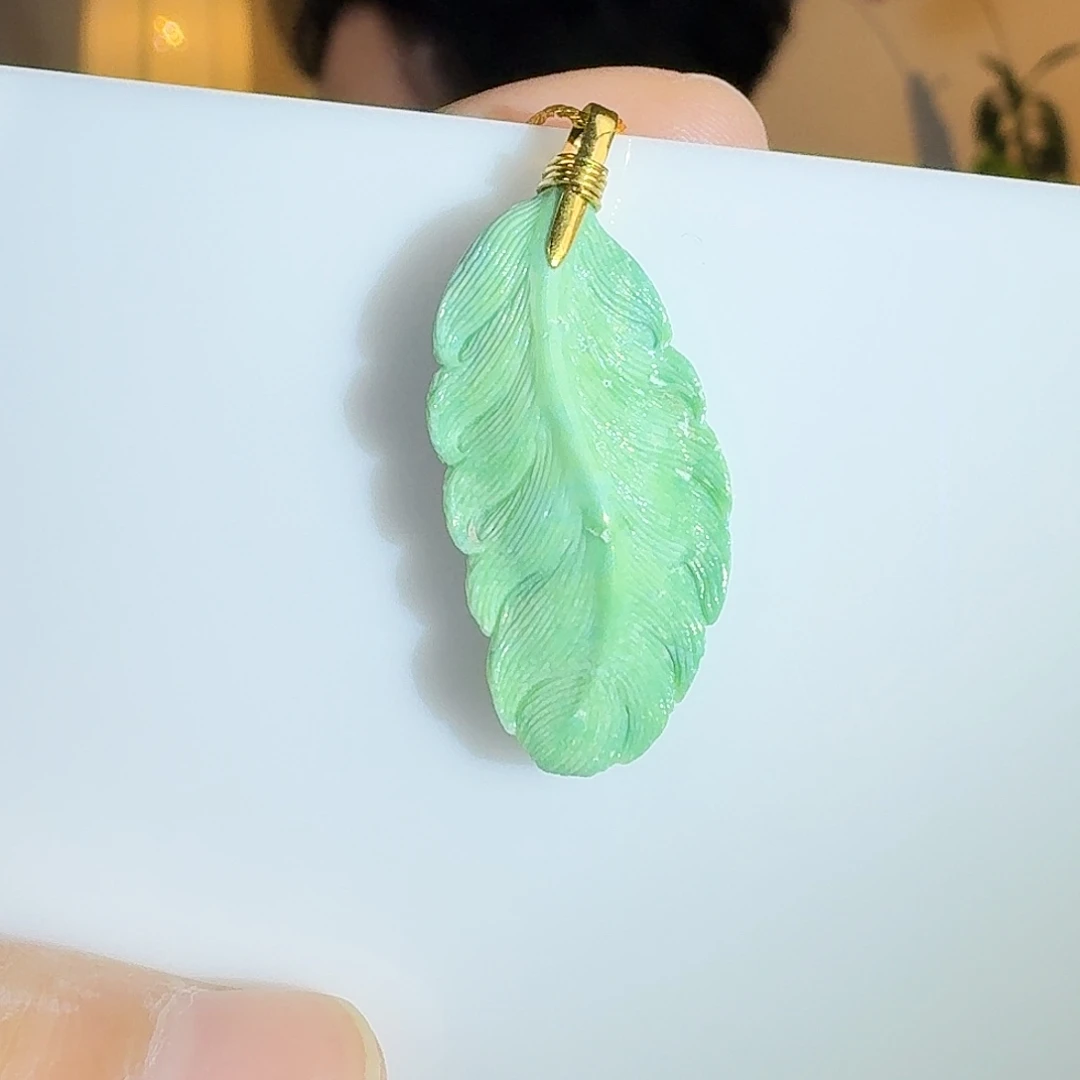 绿松石18K金镶嵌珠宝奇石