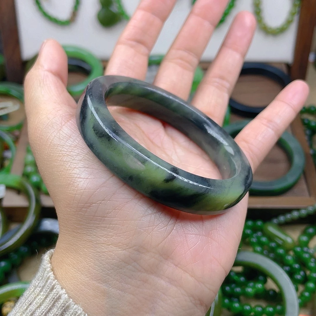 未镶嵌手镯和田玉婉*54