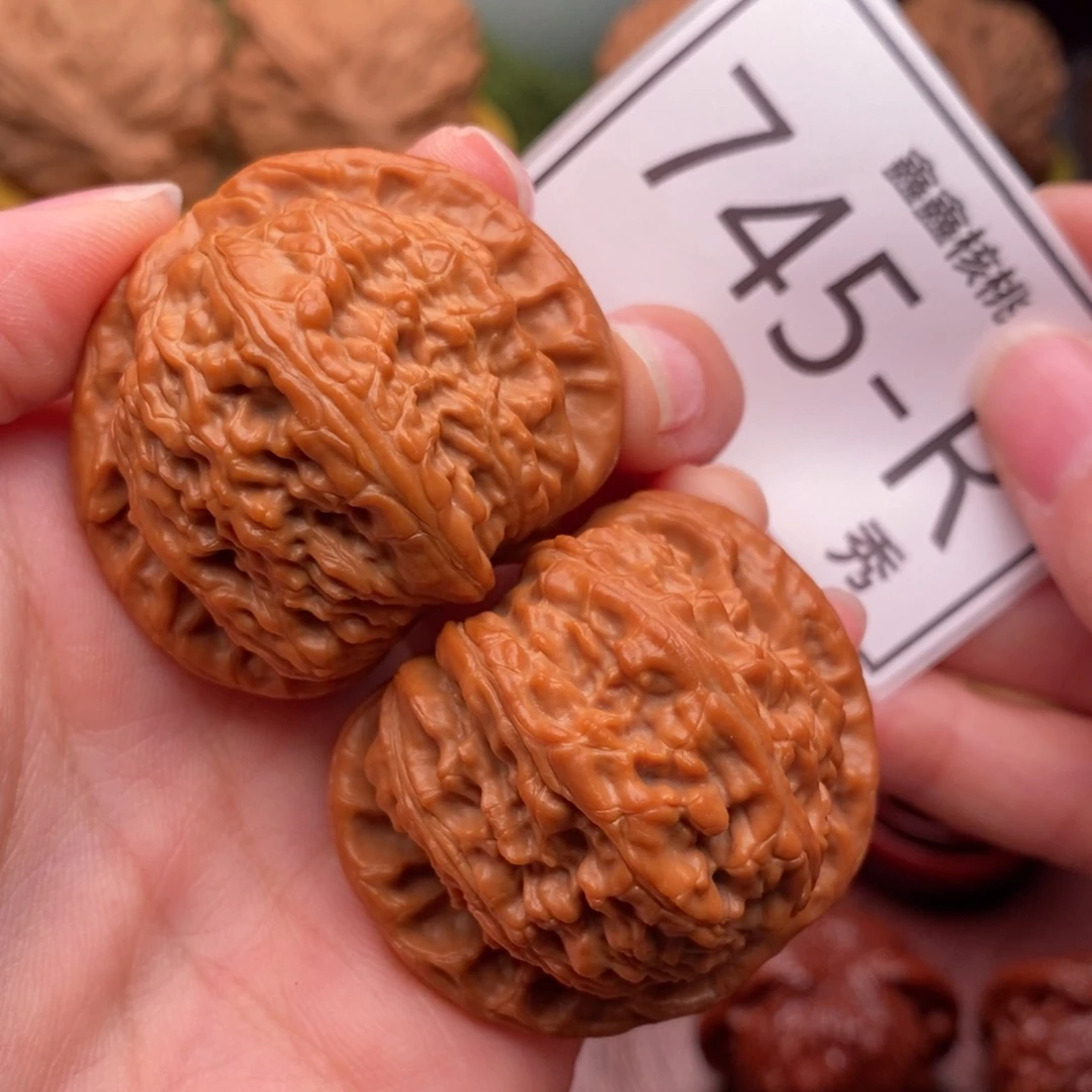 把件文玩核桃白狮42