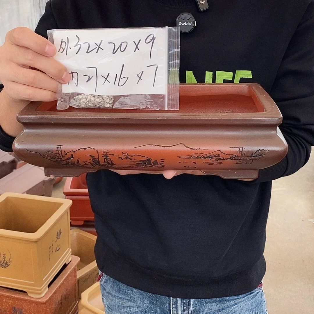 紫砂花盆紫砂花盆