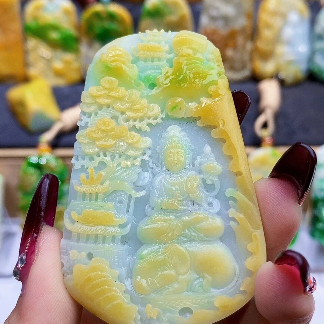 定制翡翠未镶嵌宁**远翡翠A货