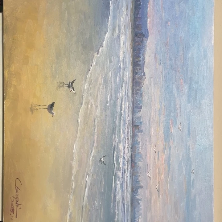 横款福利价纯手绘油画50x60cm