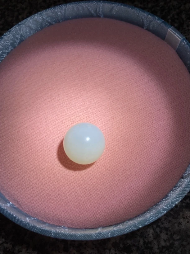 和田玉羊脂白玉圆珠单珠18mm