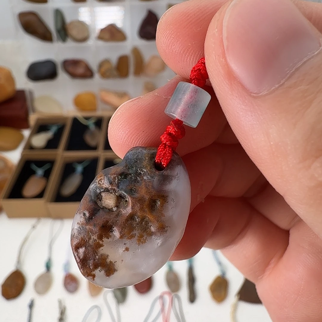 玛瑙/玉髓未镶嵌吊坠(不含链)