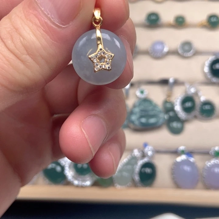 翡翠未镶嵌戒指戒指