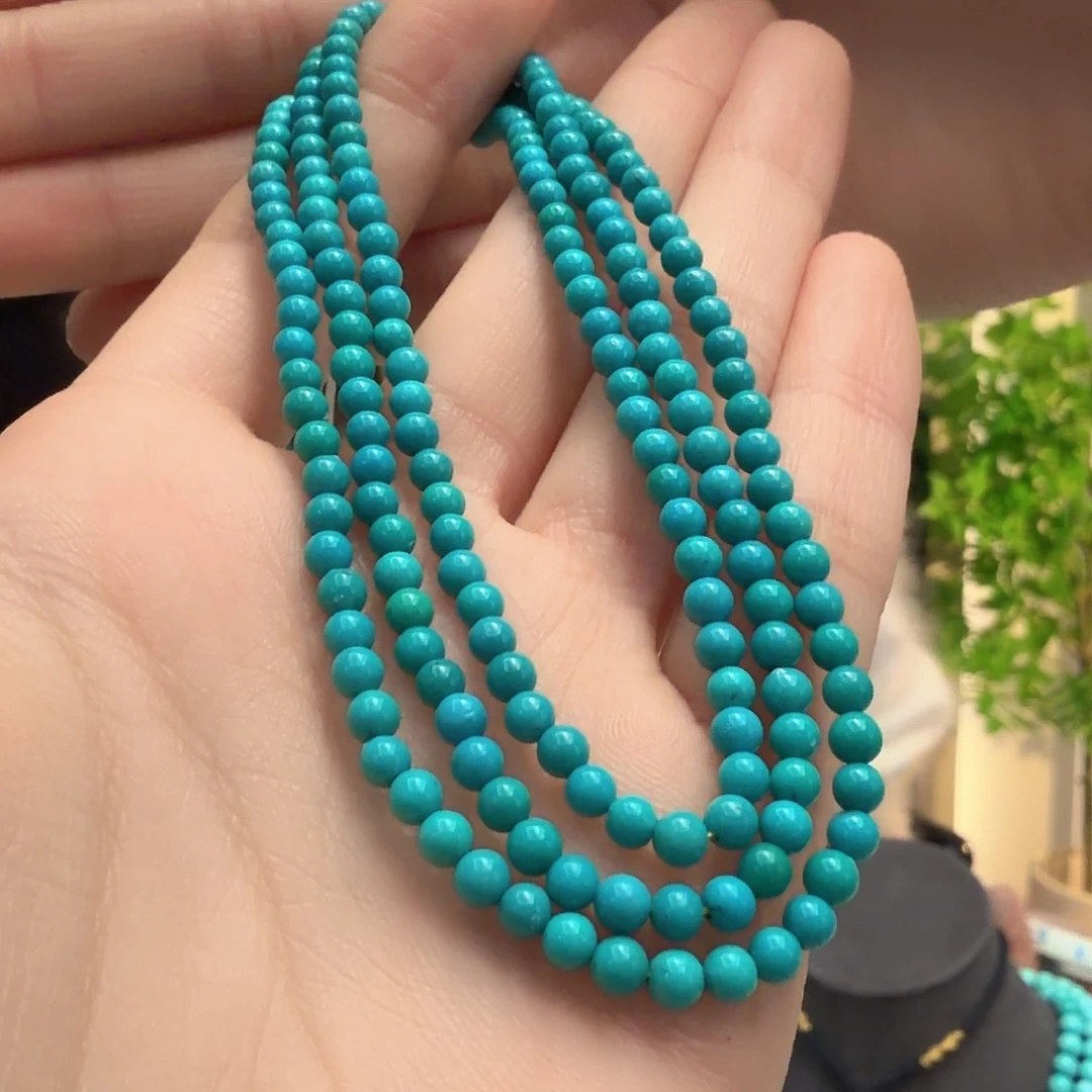 绿松石未镶嵌颈饰