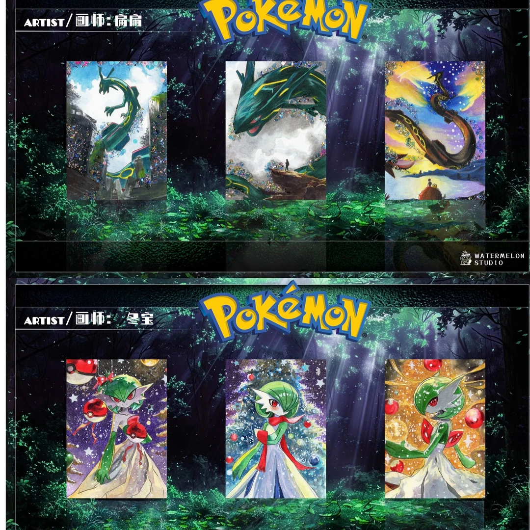 【西瓜工作室】宝可梦系列手绘艺术卡(小猫咪代拆）