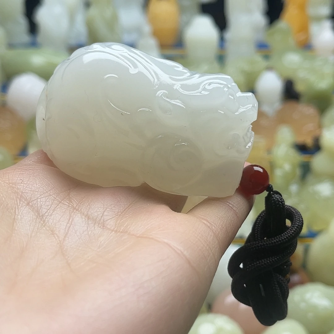 玉天然昆仑山小摆