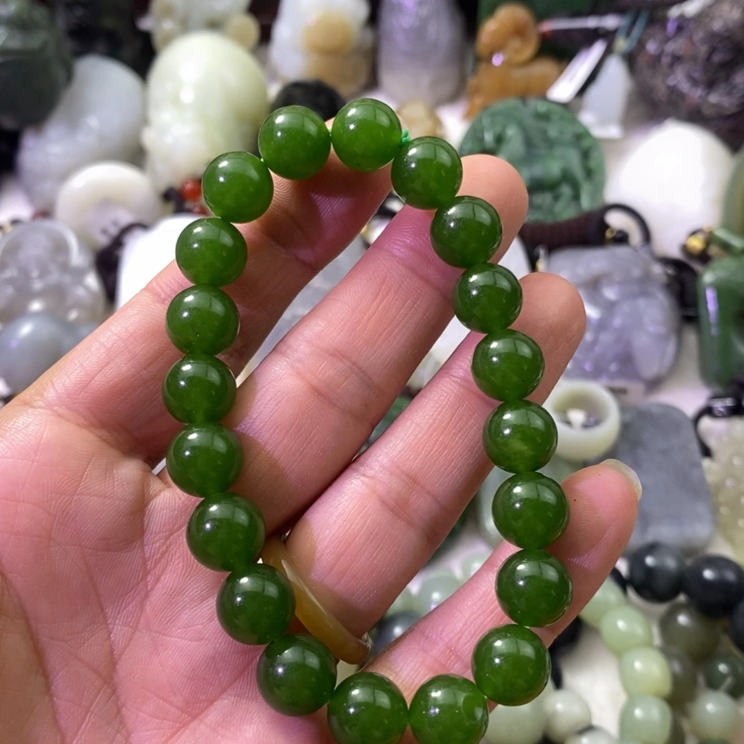 和田玉未镶嵌手链